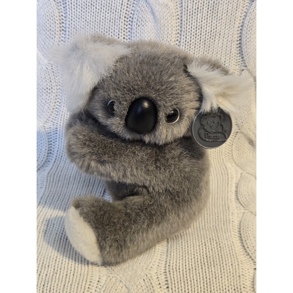Princess‎ Koala Plush Stuffed Animal Gray 7" w/ Original Hang Tag Soft Toy Cute